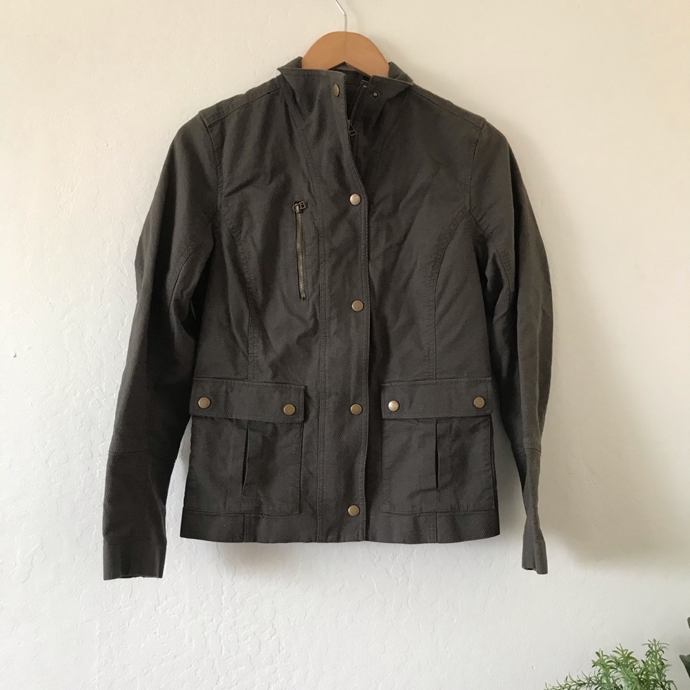 Banana Republic Cropped Military Jacket